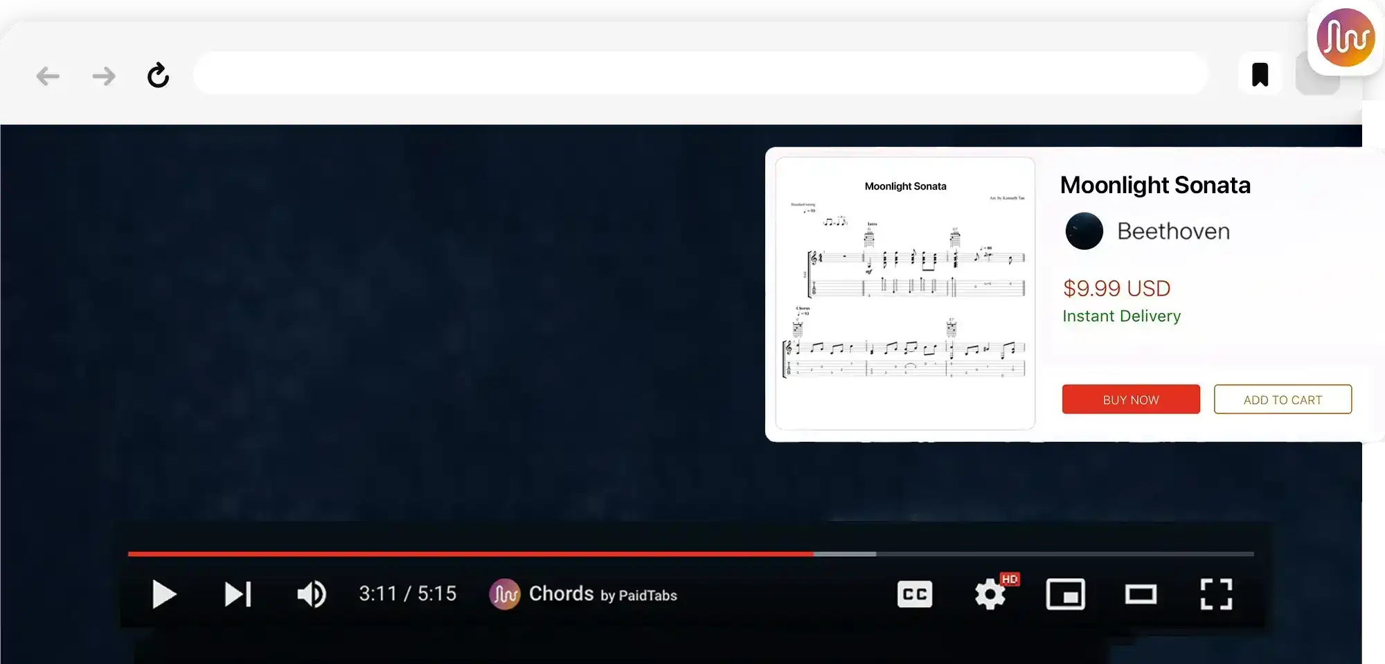 Chrome Extension ChordsGate