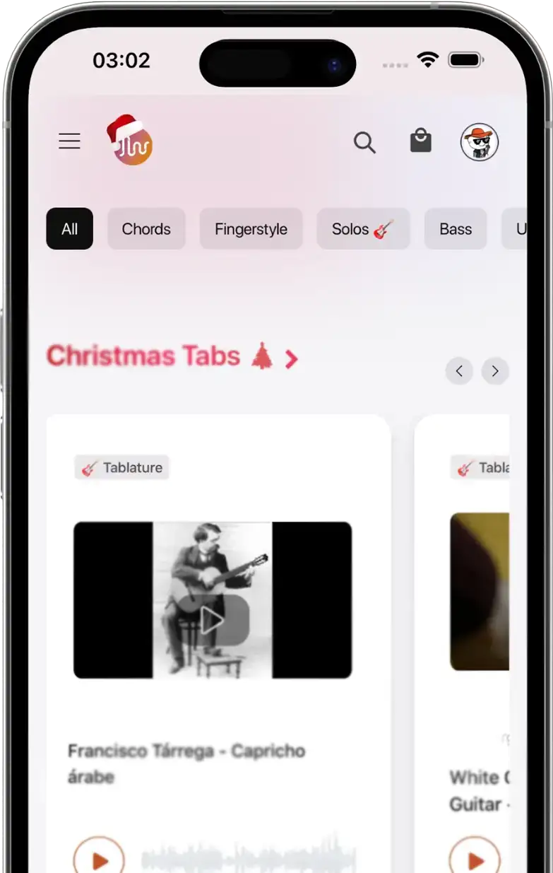 Explore guitar tabs